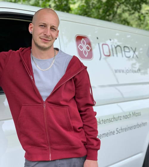 Kevin Gäumann von der joinex GmbH